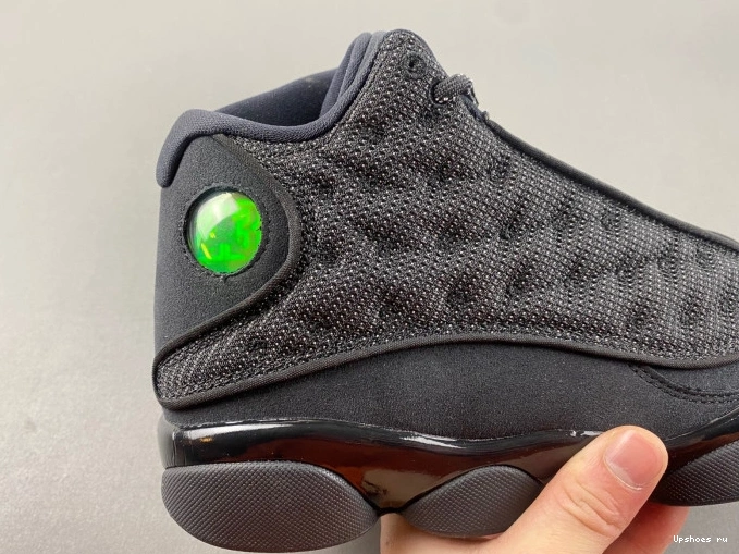  Retro  414571-011 Black Jordan 13  Cat 0725